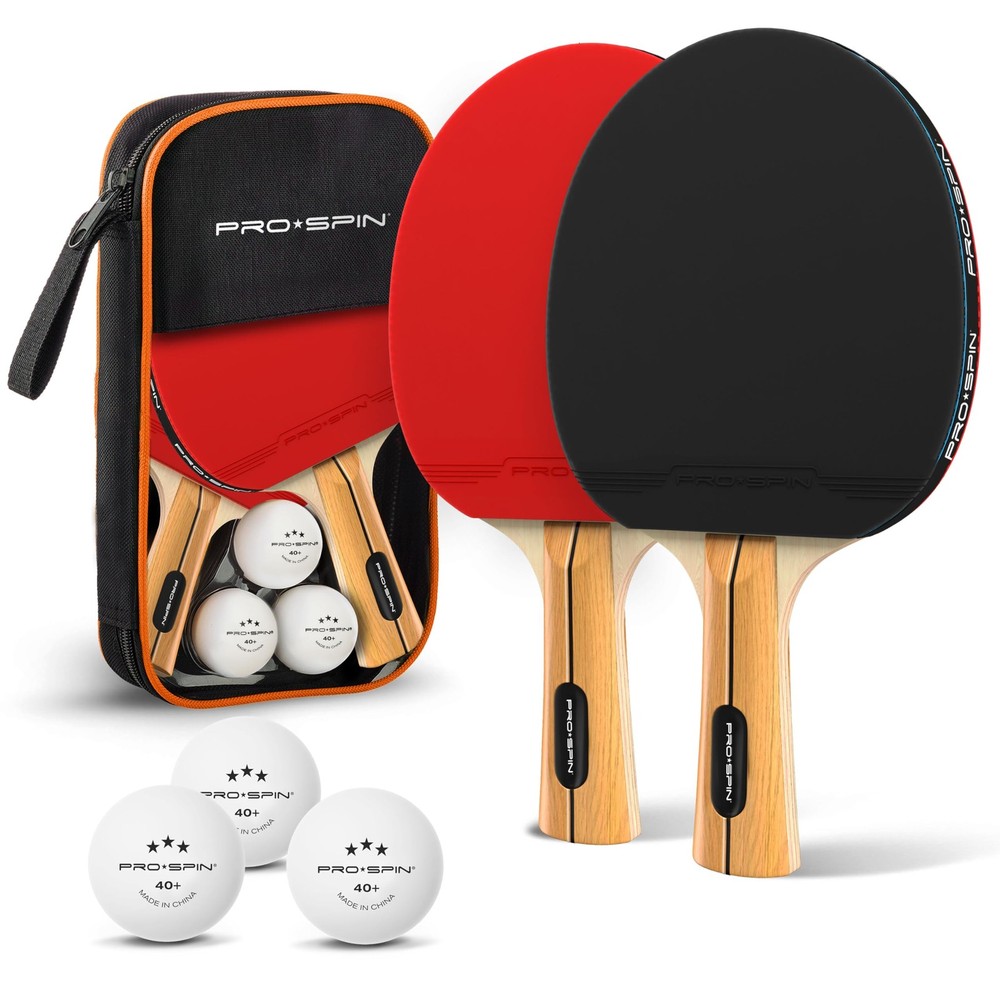 High-Performance Ping Pong Paddles Set with 3 Premium Table Tennis Rackets