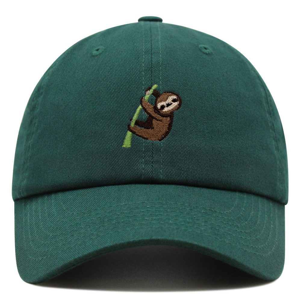JPAK Sloth Premium Dad Hat Soft Cotton Breathable Animal Lover Wildlife