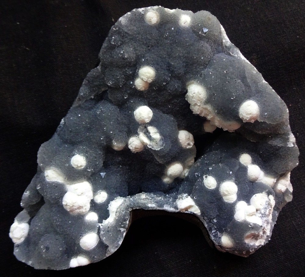 Stunning Fluorite Balls on Chalcedony Matrix Mineral Specimen A3