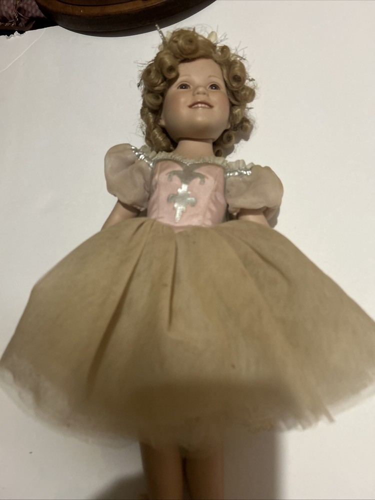 Shirley Temple por J Belle Sign, muñeca bailarina Danberry como nueva ¡LEER descripción!
