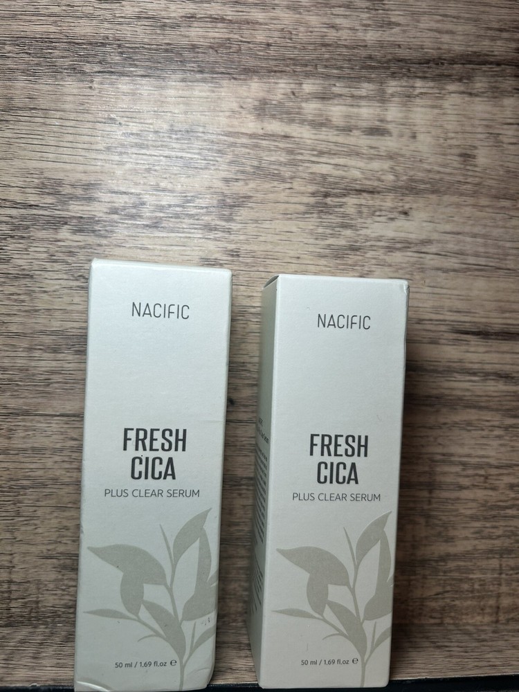 Nacific Fresh Cica Plus Clear Serum Soothing Hydration 2-Pack 1.69oz Sealed
