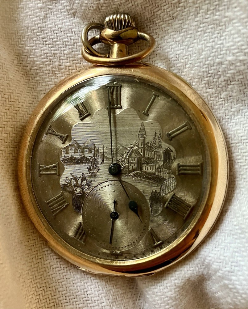 Elgin Watch Co Grade 347 12S Model 3 17J Keystone Case 18838959