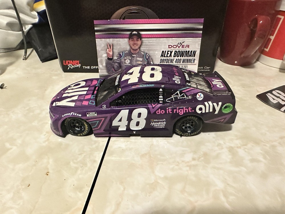 Alex Bowman 2021 Ally Dover Race Win Elite 1:24 Diecast