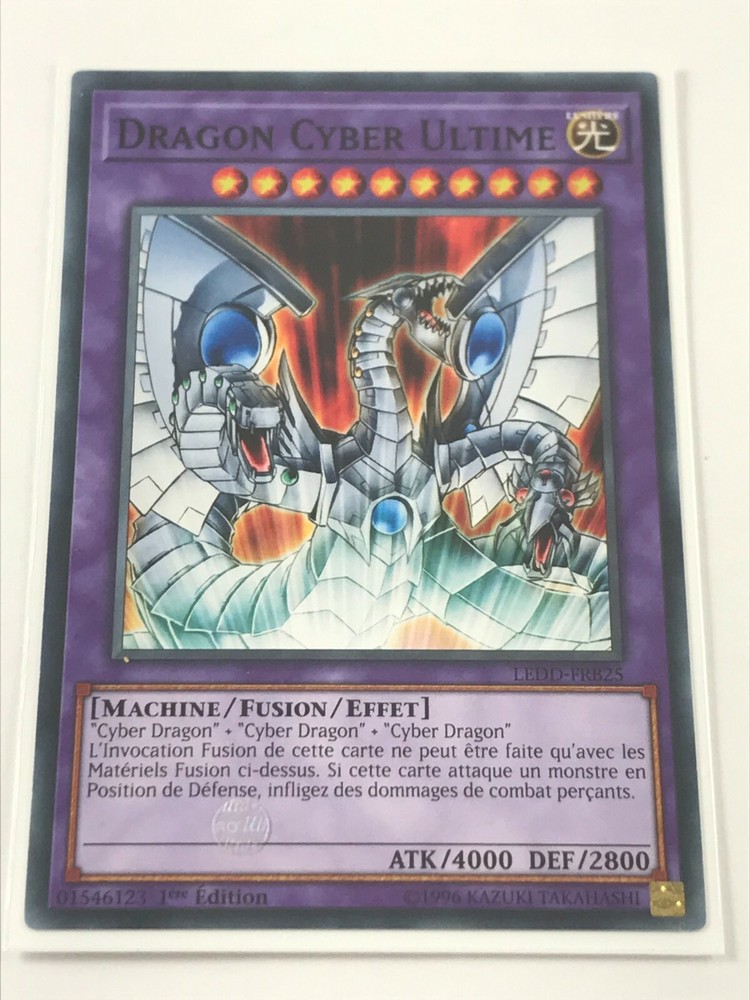 Yu-Gi-Oh Ultimate Cyber Dragon LEDD-FRB25 New French Edition TCG Card