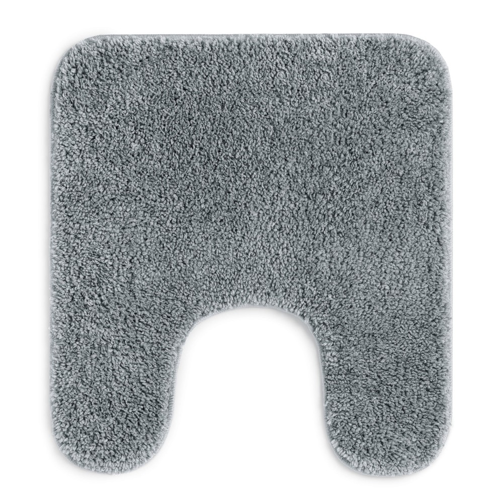 Mainstays 20x22 Grey Polyester Contour Bath Rug