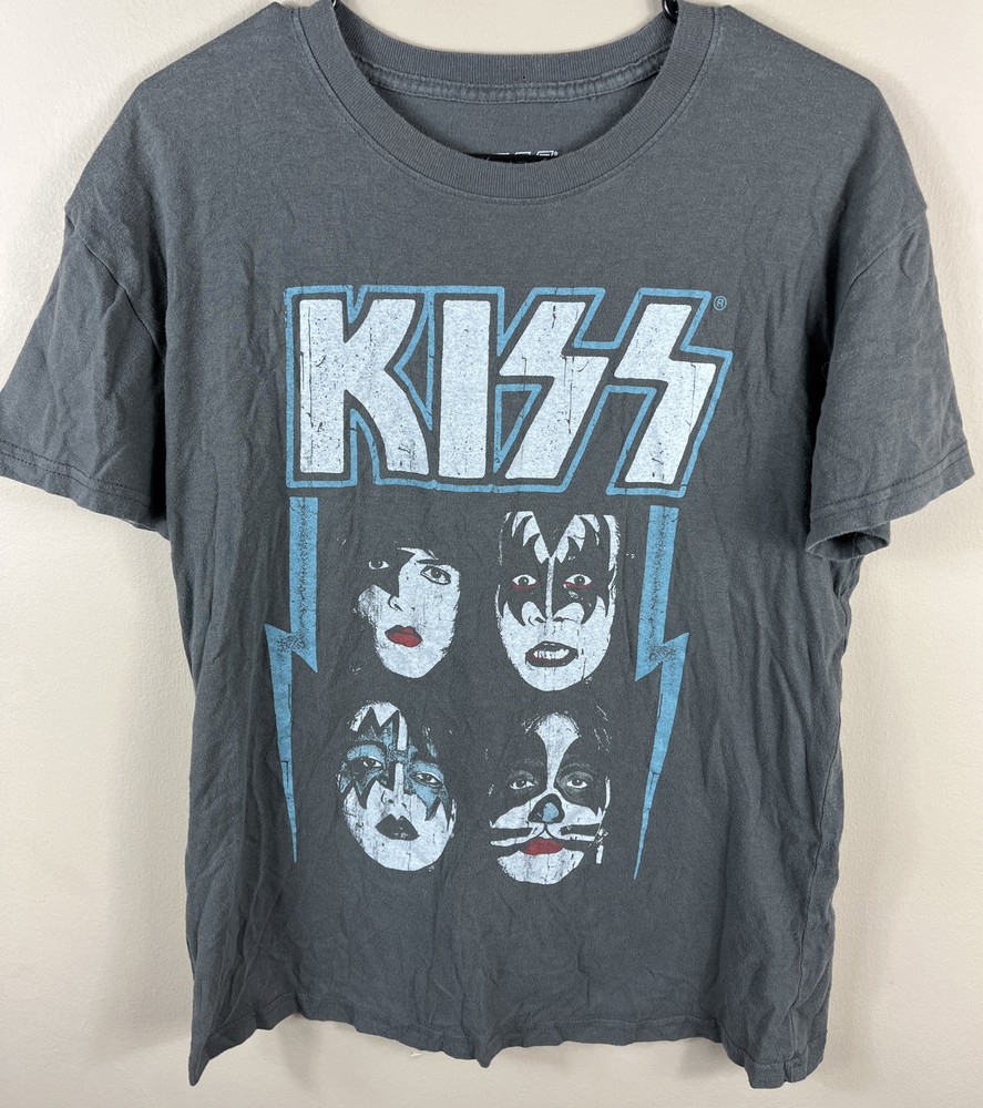 Kiss Rock Band Adult Medium T-Shirt for Hard Rock Glam Metal Fans