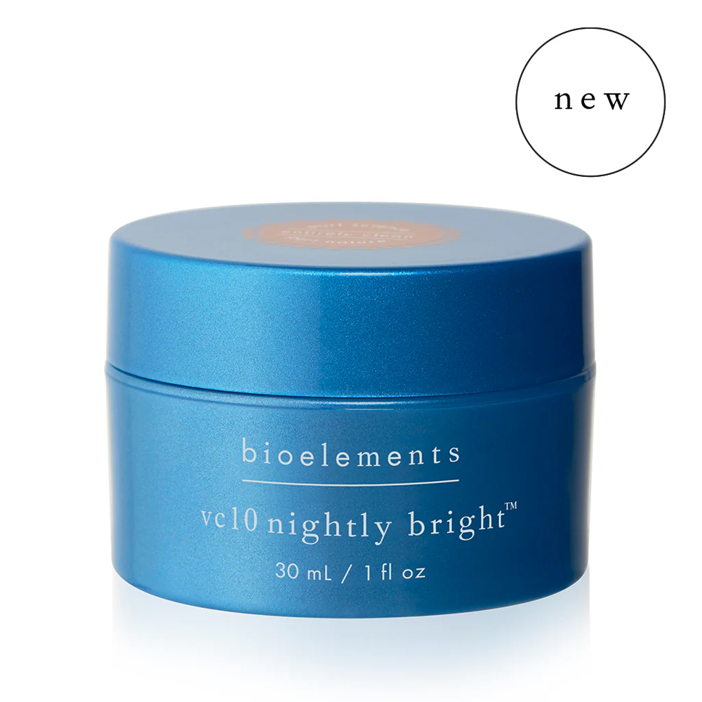 Bioelements VC10 Nightly Bright Overnight Brightening Facial Creme 1 oz