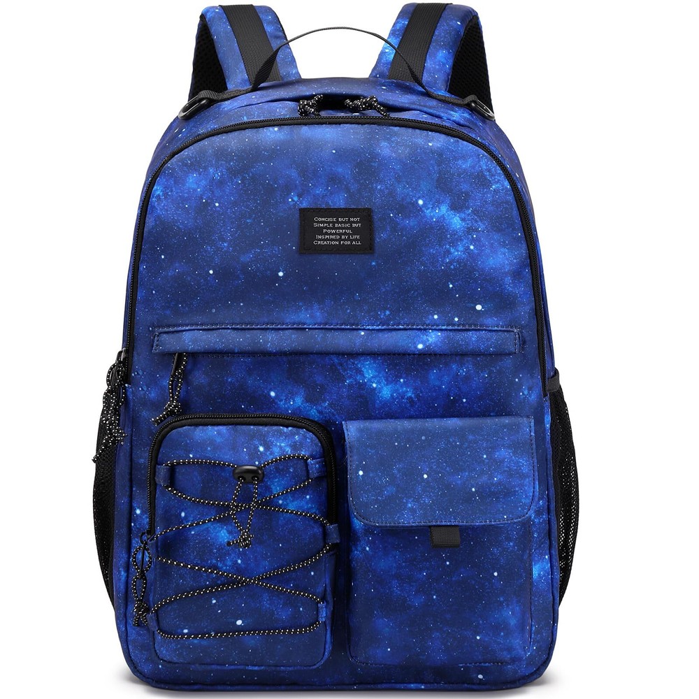 Galaxy Backpack for Kids Teen Boys Girls, Daypack with 1Anti Theft Pocket for...