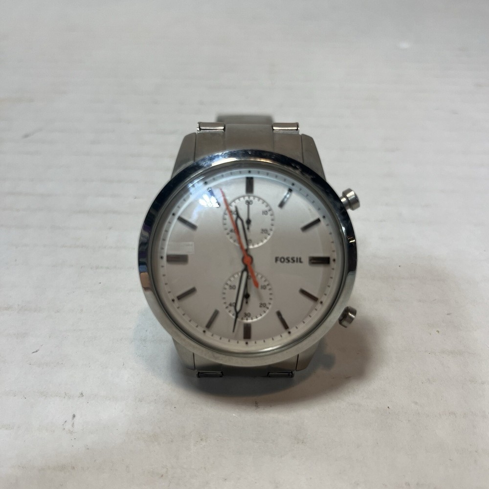 Fossil Mens Quartz Watch Stainless Steel Strap FS5346