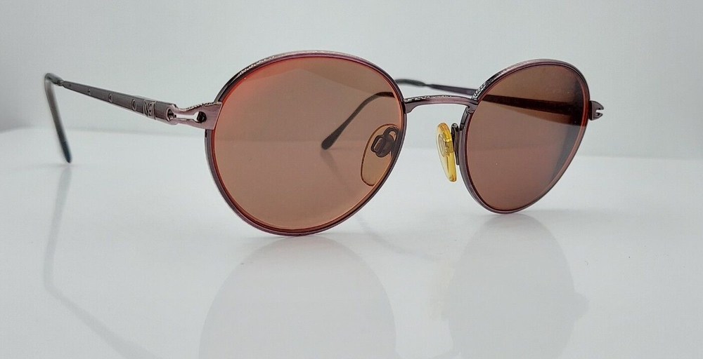 Vintage Vogue VO3173 Bronze Oval Metal Sunglass Frames Made in Italy