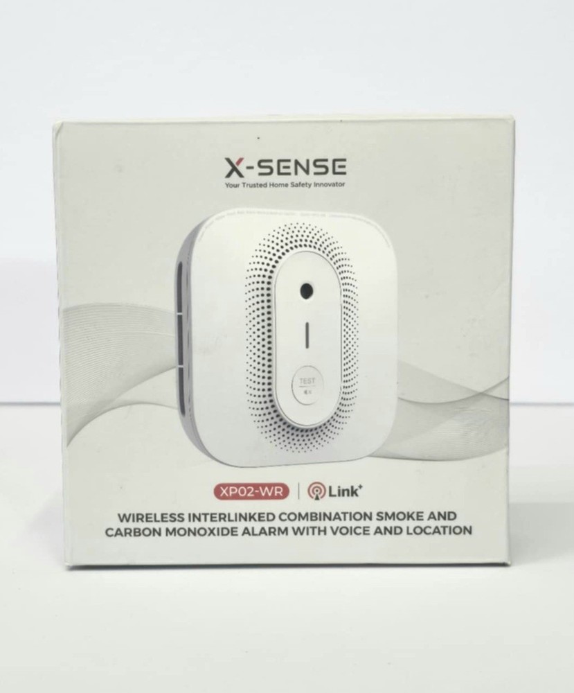 X-Sense XP02-WR 1 Pack Wireless Combination Smoke and Carbon Monoxide Alarm