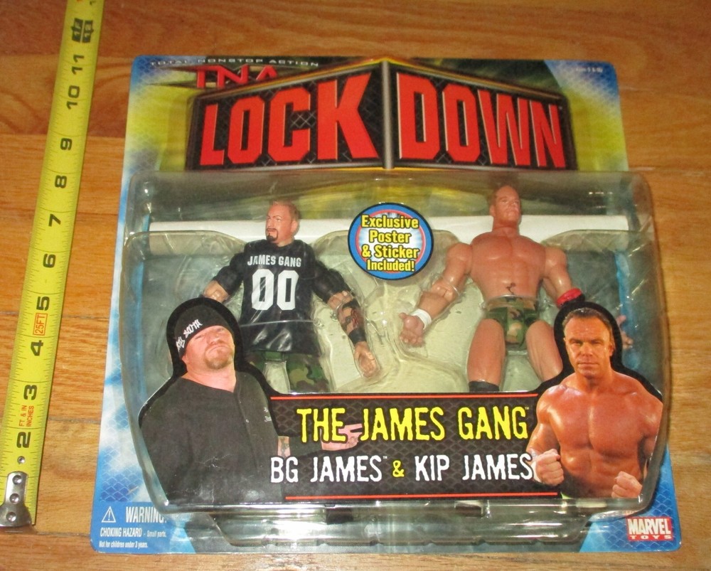 2006 NWA TNA Marvel James Gang Road Dogg Billy Gunn Wrestling Figure WWE AEW