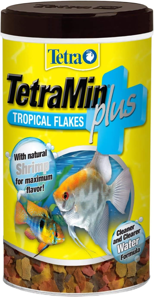 Min Plus Tropical Flakes Cleaner Clearer Water Formula 1-Ounce