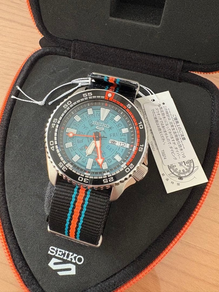 Seiko Bamford 5 Sports SBSA315 Watch Automatic Stainless Steel Case