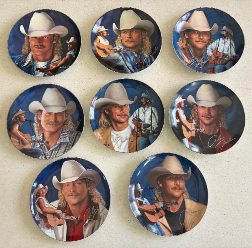 Bradford Exchange Alan Jackson Country As It Gets Plates Set 1-8 by OLeary