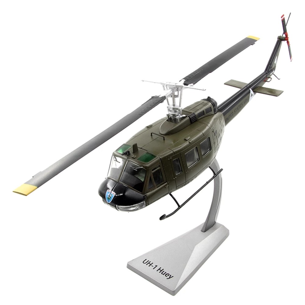 29cm Diecast Alloy 1/48 USA UH-1 Huey Helicopter Aircraft Model Static Display