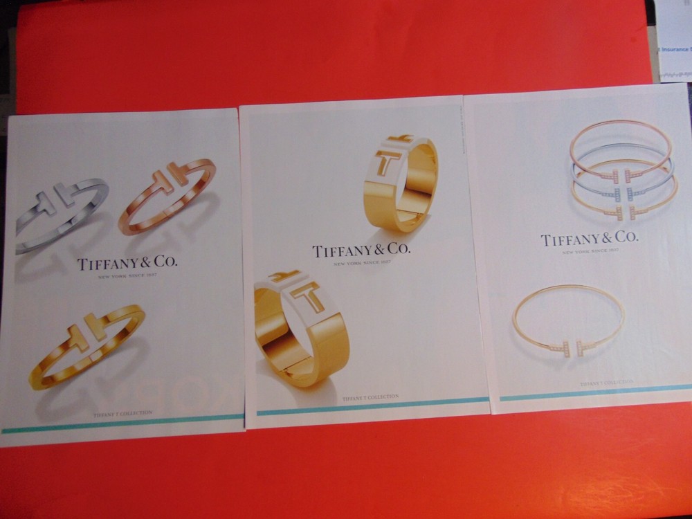 2015 TIFFANY T Jewelry Collection 3-page  print ad