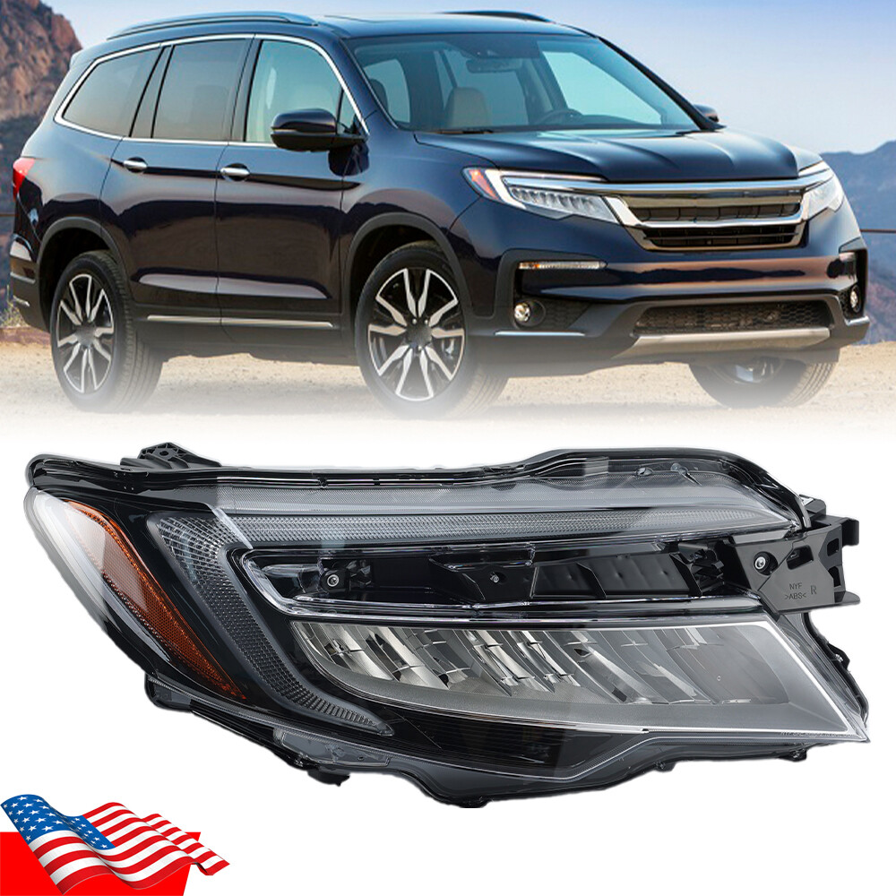 For Honda Pilot Passport 2019-2020 2021 2022 Right Headlight Full LED Headlamp