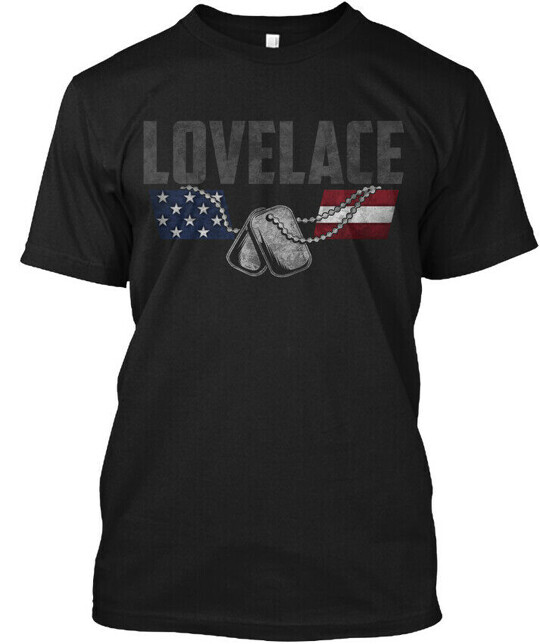 Lovelace Family Honors Veterans T-Shirt Made in the USA Size S to 5XL