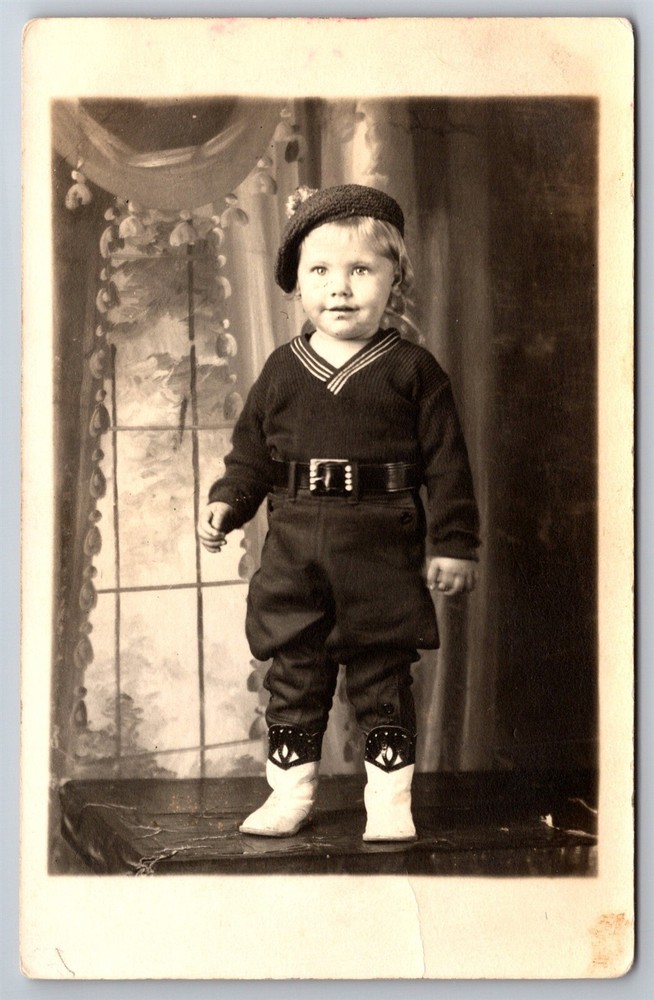 RPPC Miss Glozata Carroll My Pet Little Girl C1930s Real Photo Postcard AB18