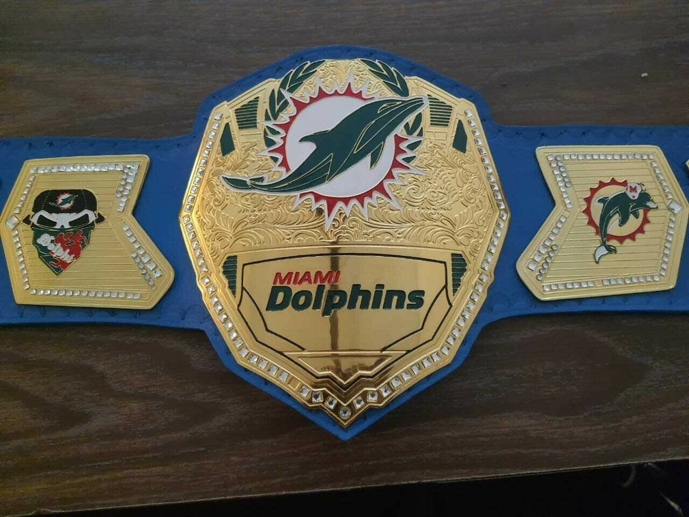 Miami Dolphins Championship Belt 4mm brass