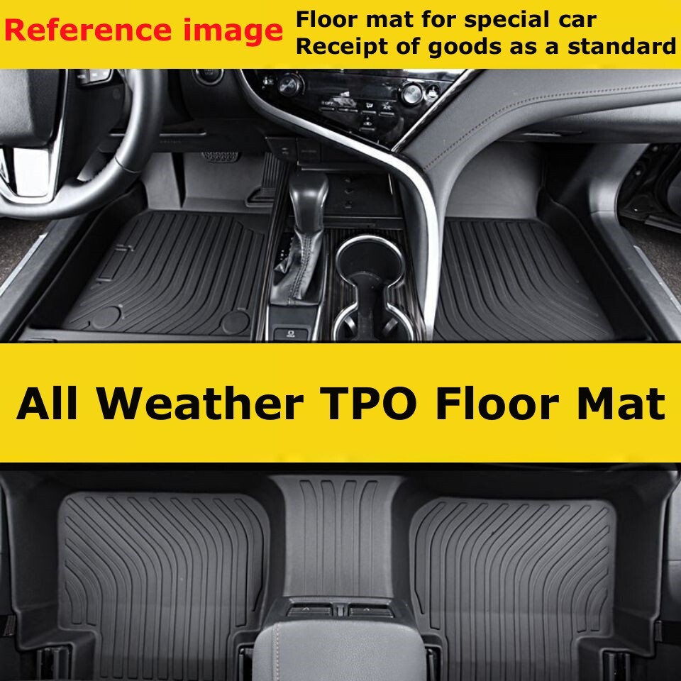 Heavy Duty TPO All-Weather Floor Mats for Honda CRV 2012-2016 Non-Slip Protection