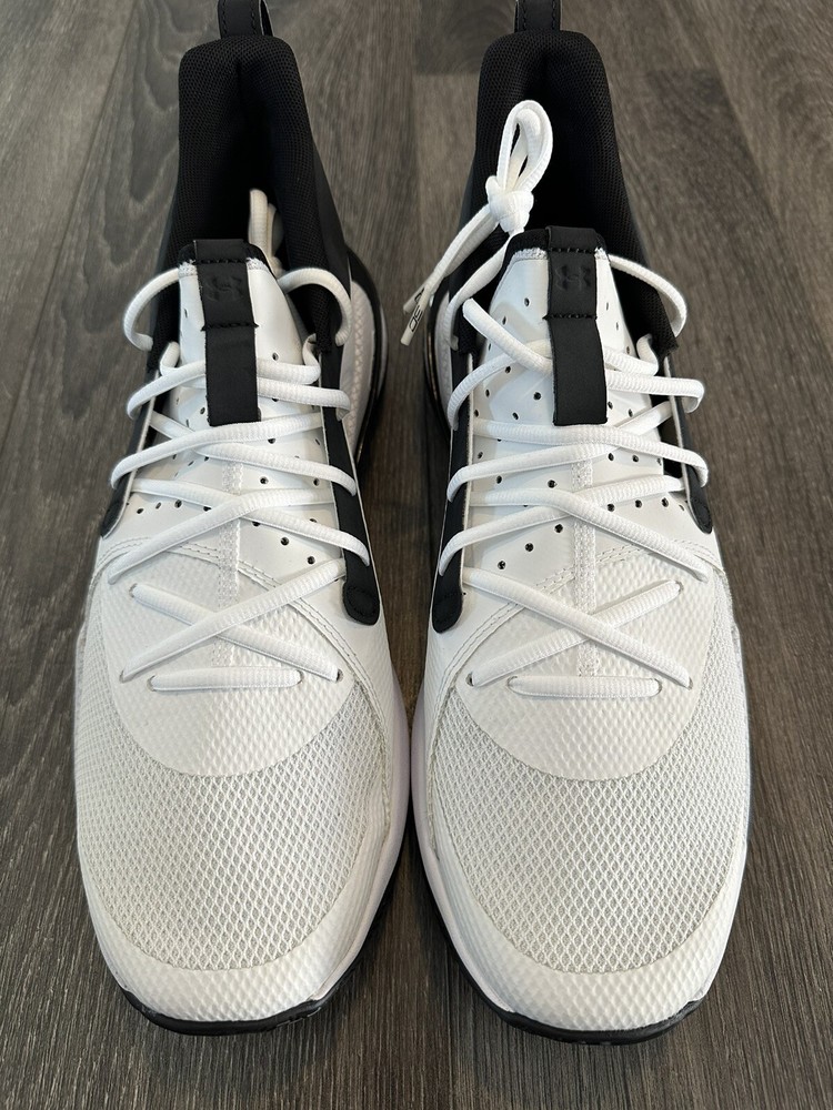 Кроссовки баскетбольные Under Armour Steph Curry 7 белые черные 3023838-108 размер 14