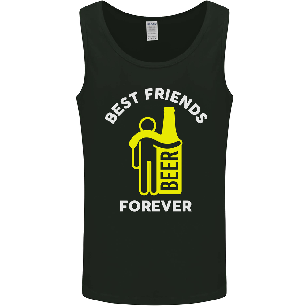 Me and Beer Best Friends Forever Funny Mens Vest Tank Top