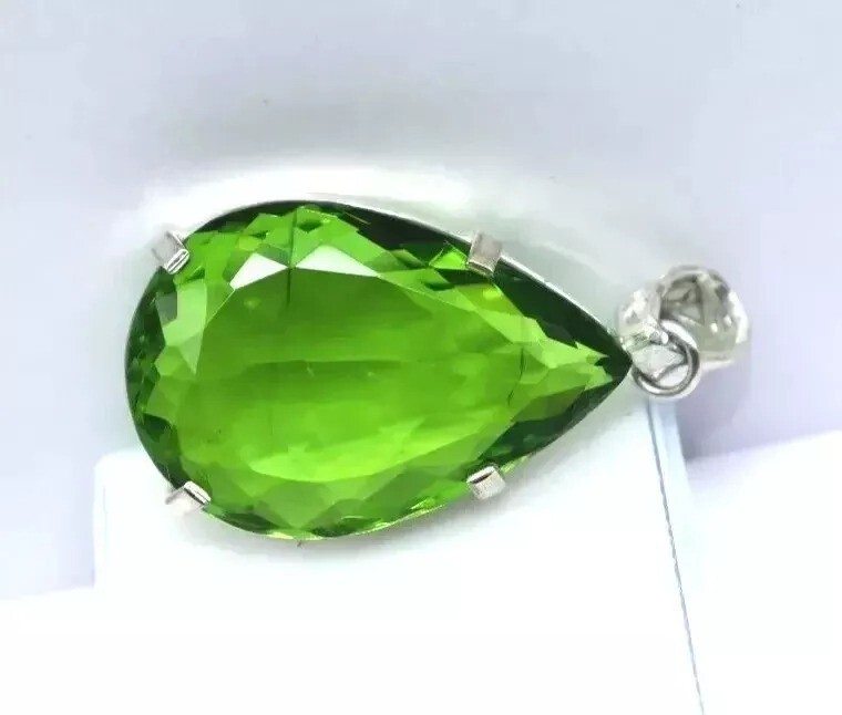 Certified 96.15 Ct Natural Ammolite 925 Solid Silver Pendant Loose Gemstone