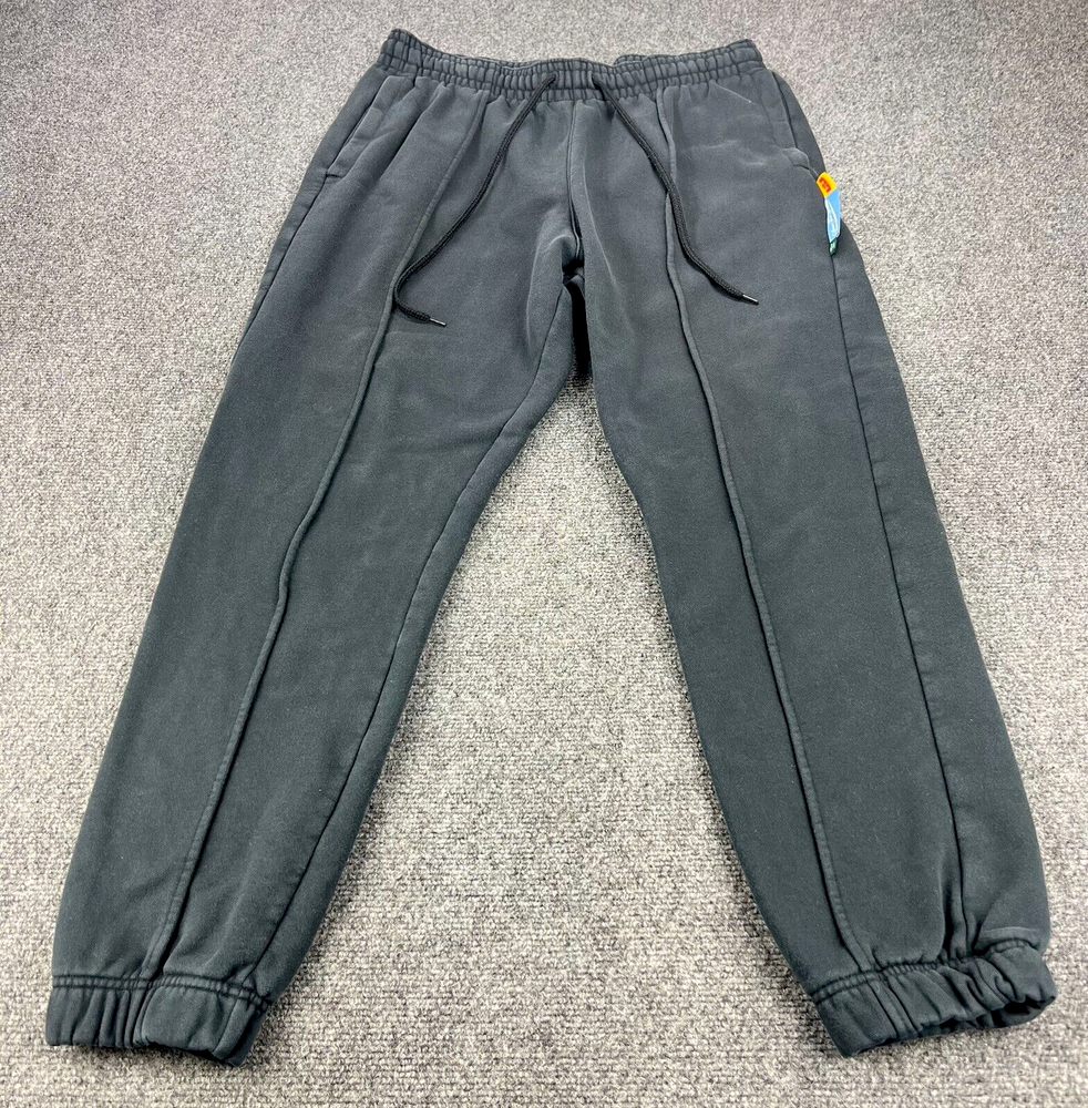 Nike Lebron James Jogger Sweatpants Mens Large Black Warm Up Drawstring Y2K