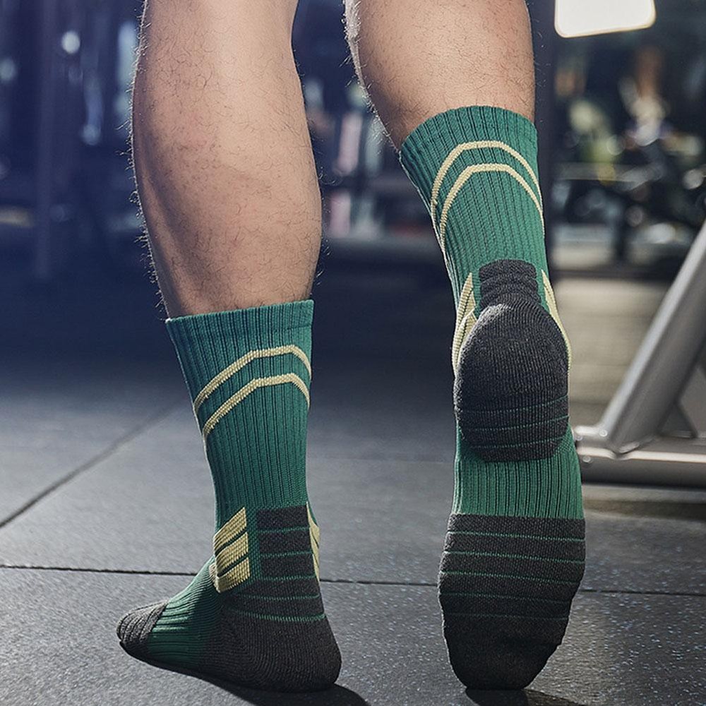 basketball socks reinforced sports socks wear moisture wicking sweat A4H7 ψ