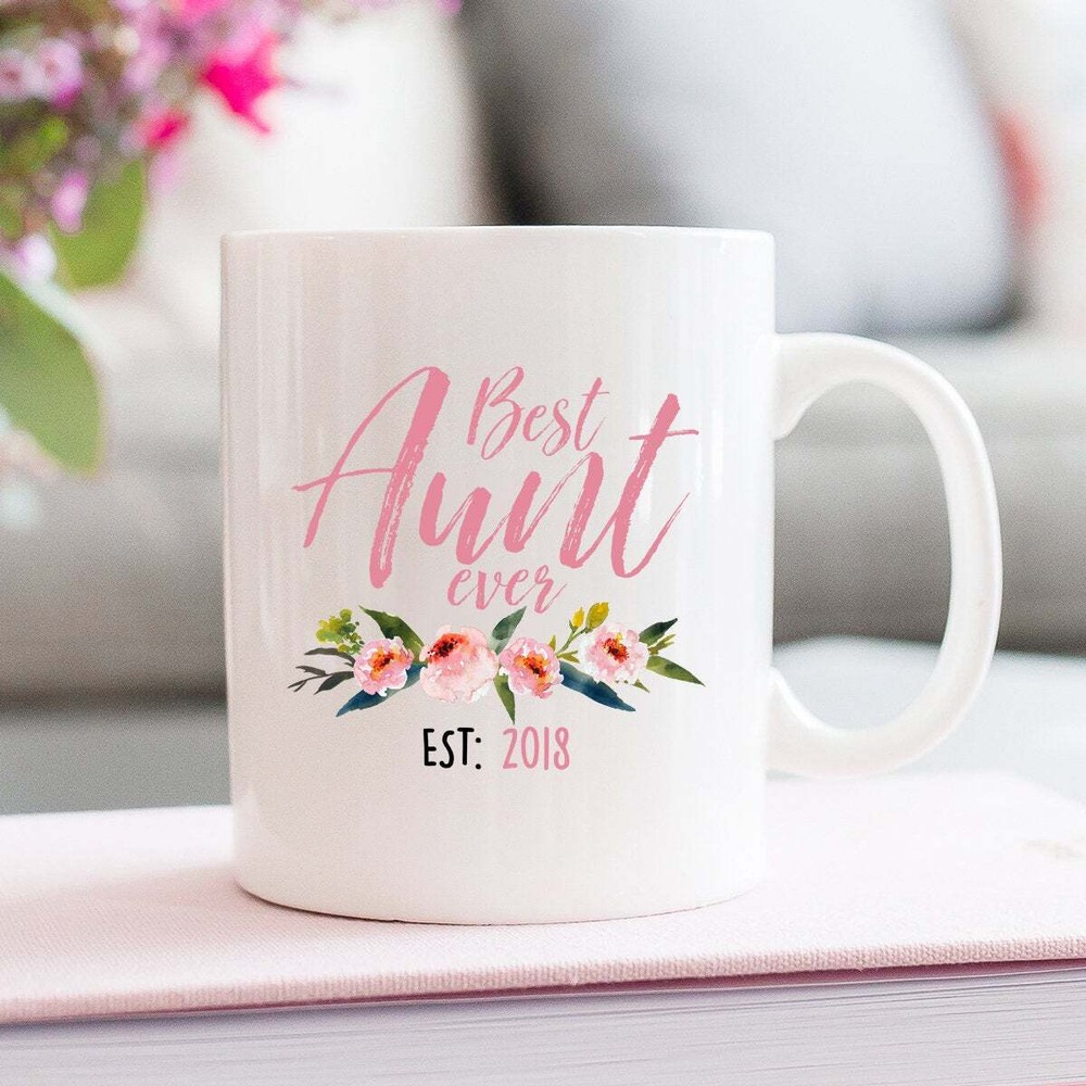 Aunt Mug Aunt Gift Coffee Mug Gift For Aunt Pregnancy Reveal New Aunt Gift Best