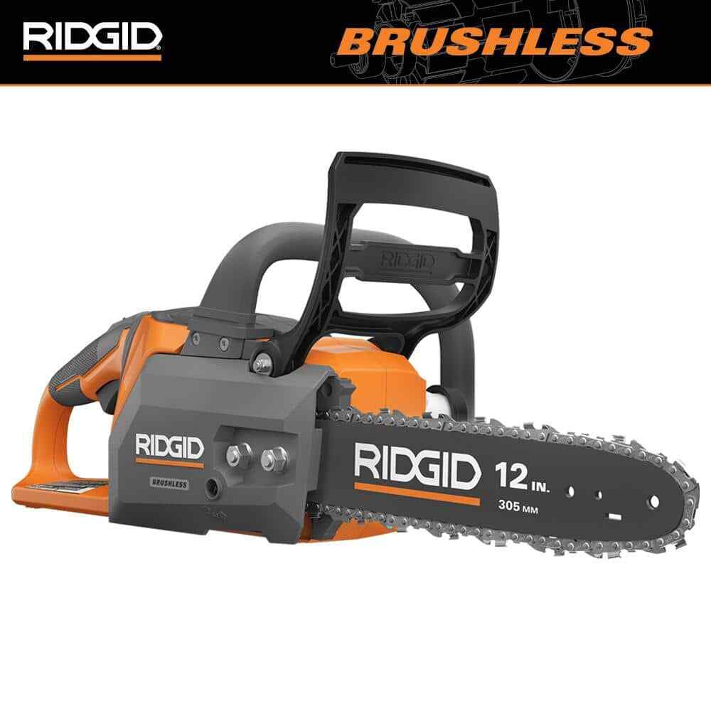 RIDGID 12-Inch Electric Chainsaw R01101B Corded Power Tool