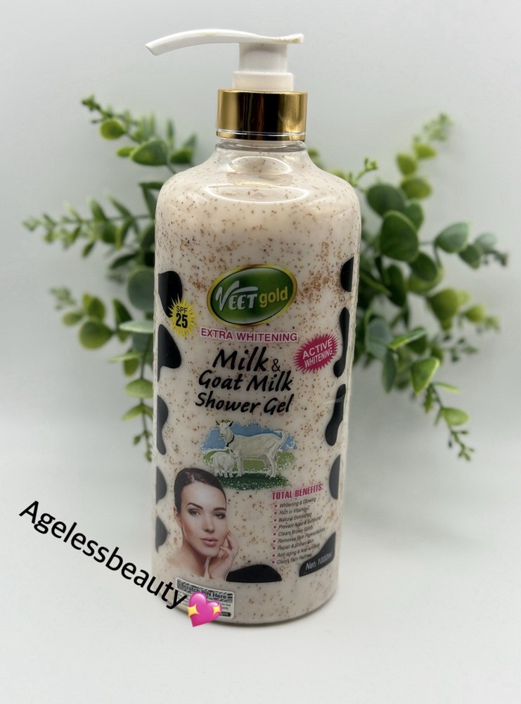 Veet Gold Milk & Goat Milk Exfoliating Shower Gel 1000ml