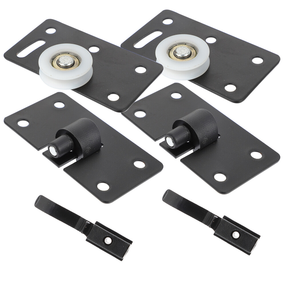 4 Sets Furniture Sliding Door Wheel Accessories Cabinet Wheels
