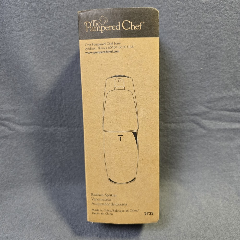 The Pampered Chef Kitchen Spritzer Oil Atomizer Spray Bottle 2732 New Open Box