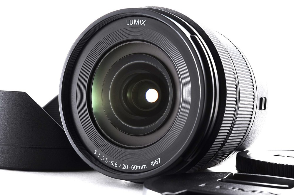 Panasonic LUMIX S 20-60mm F/3.5-5.6 S-R2060 Lens for L Mount w/Hood.Cap -MINT-