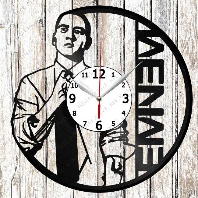 Eminem Vinyl Record Wall Clock Handmade Home Decor Unique Gift 3130