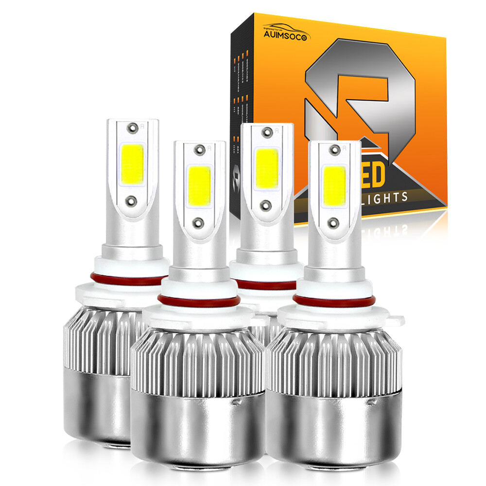 4x 9005+9006 LED Headlights Kit High / Low Beam for Ford Explorer 2002-2005