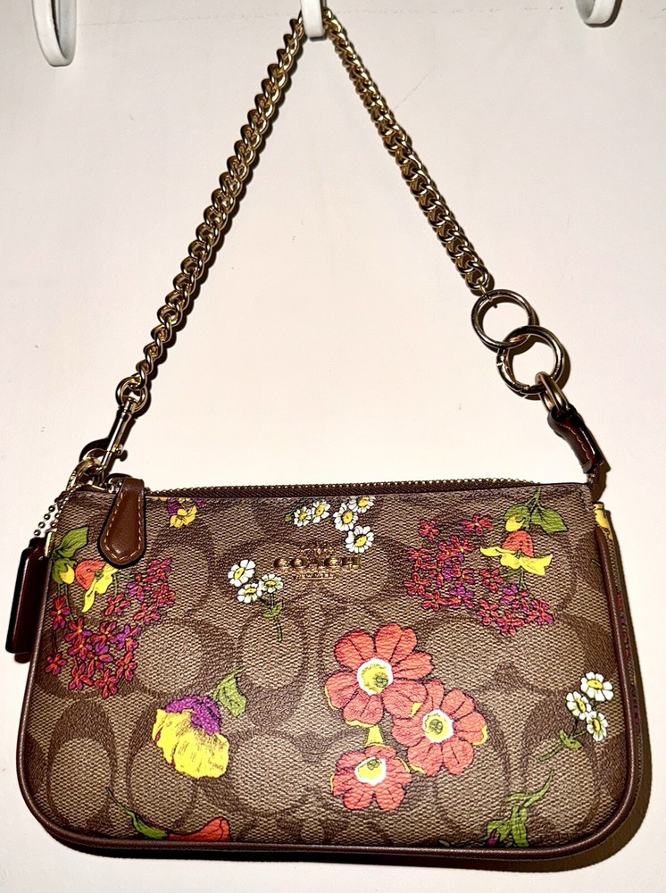 Customized Coach Nolita 19 In Signature Canvas With Floral Print, New in Box