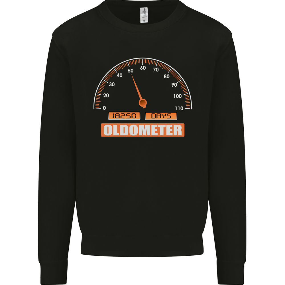 50th Birthday 50 Year Old Ageometer Funny Mens Sweatshirt Jumper