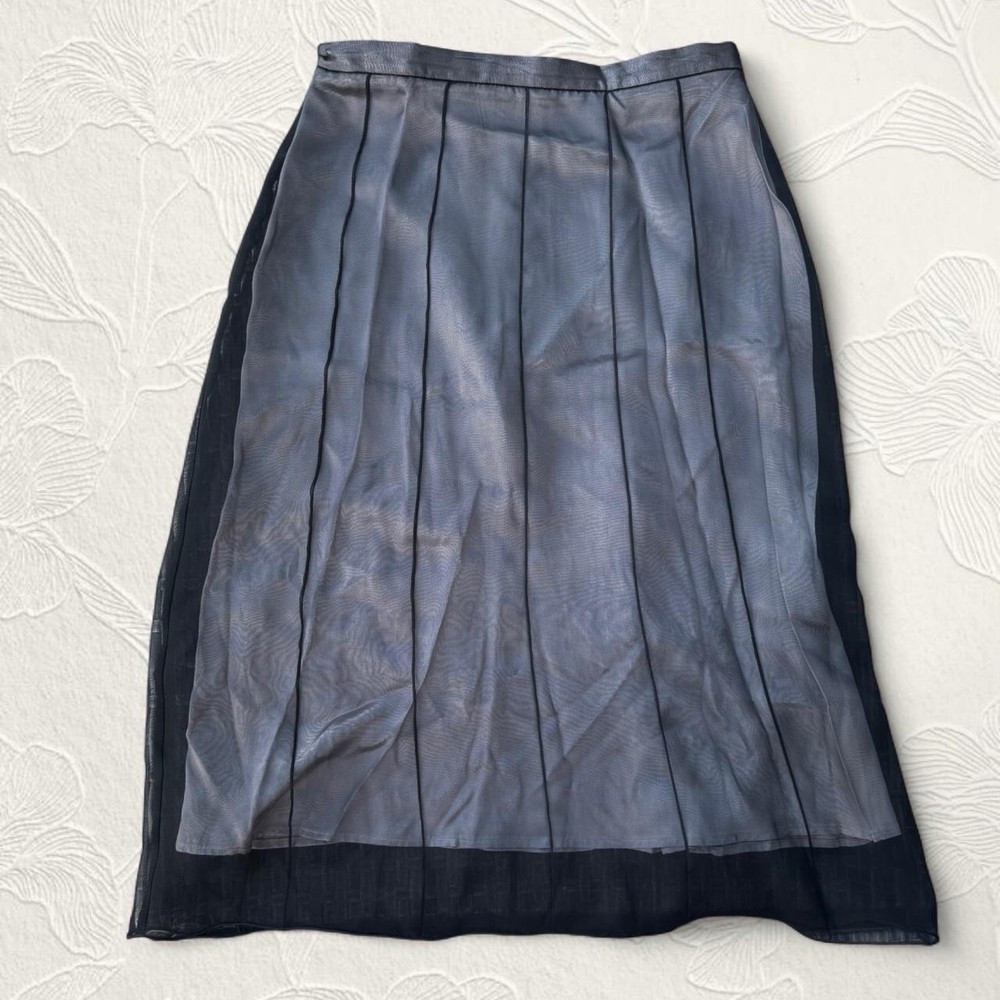 Vintage Tristan & Iseut Women’s black & Gray illusion Skirt size 4