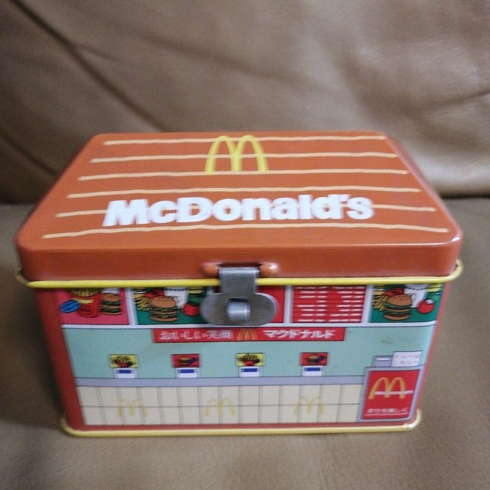 Vintage McDonald's Tin Bank Collectible Coin Box