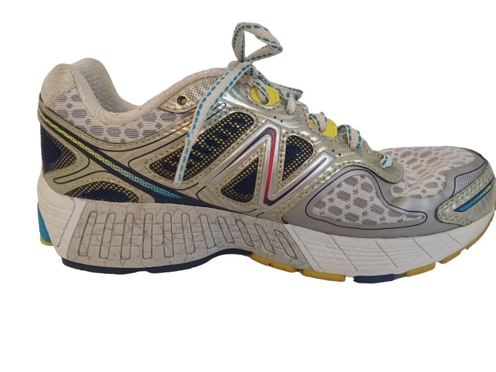 New Balance Sneakers Womens Size 7B Running Shoes Gray W860WB4 Low Top Lace Up