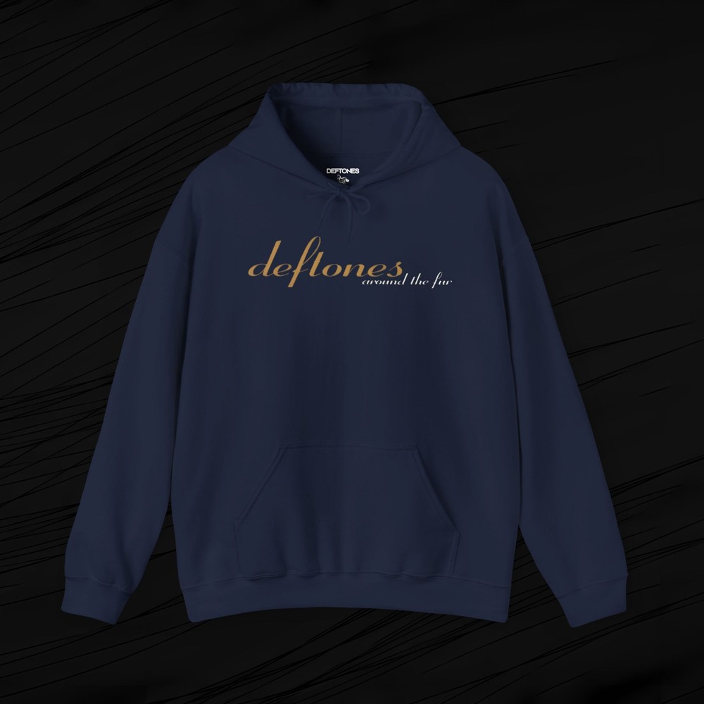 Deftones Rare Around The Fur 20th Anniversary Logo Hoodie - Concert Merch