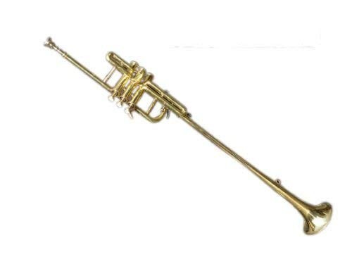 Flag Trumpet Shinning Brass with Case and Mouthpiece CHRISTMAS SALE-image