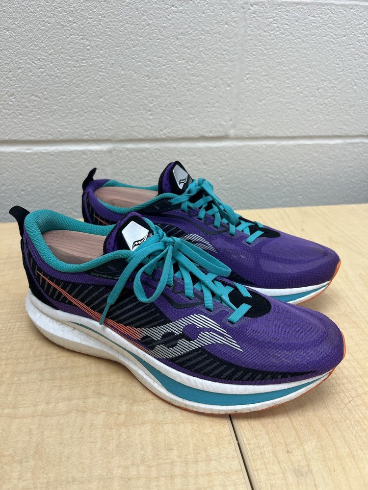 Saucony Endorphin Speed 2 Women's Running Shoes in Purple Teal Size 10