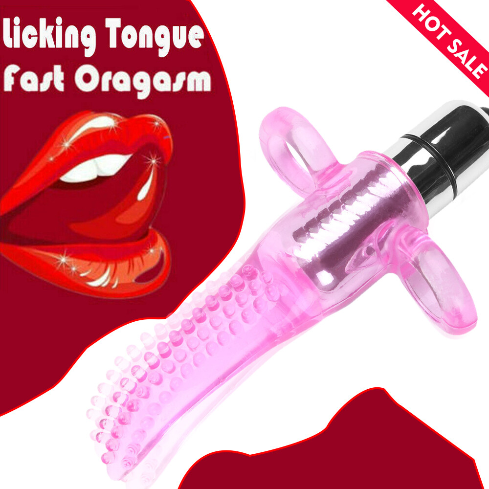 Clit Licking Vibrator Sucking Tongue G-Spot Nipple Oral Sex Toy for Women EQ