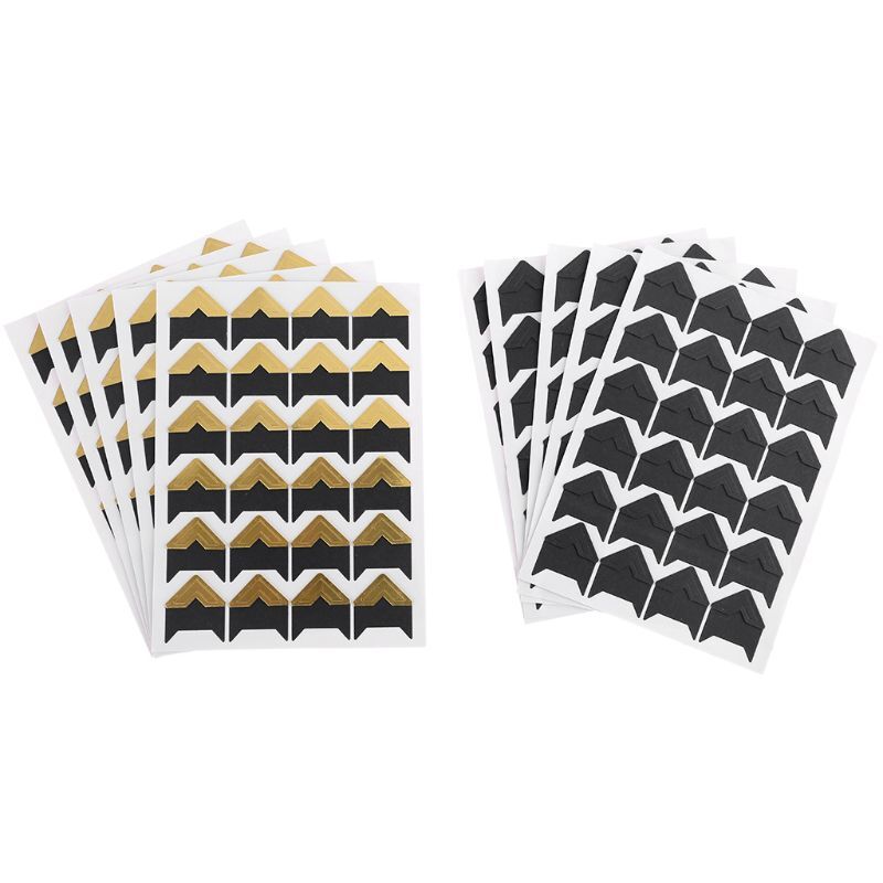240Pcs Acid-Free Photo Corners Stickers for Safe Photo Mounting Scrapbooking Albums DIY Crafts  