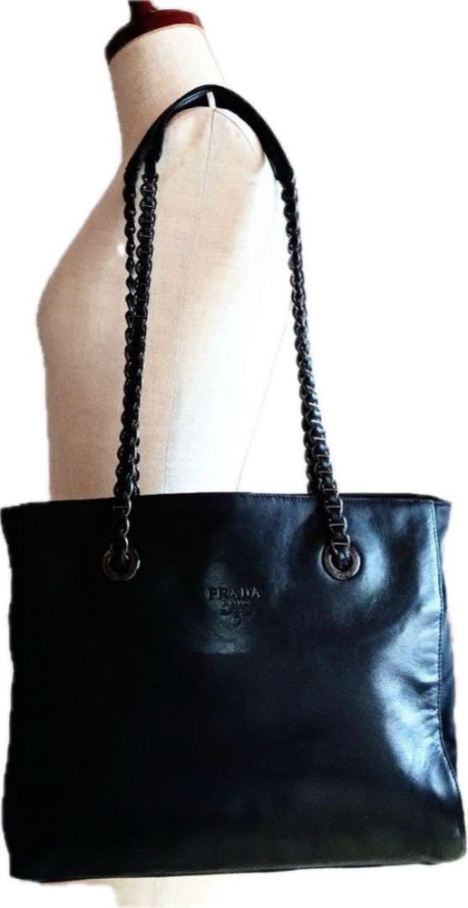 PRADA 90s Archive Chain Shoulder Bag Vintage From Japan
